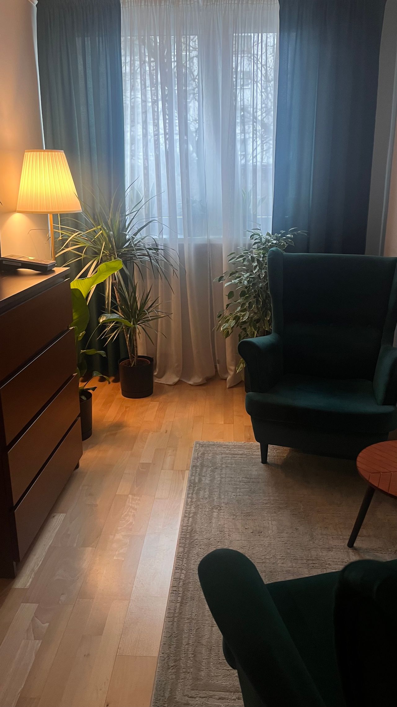 Gabinet psychoterapii — widok ogólny